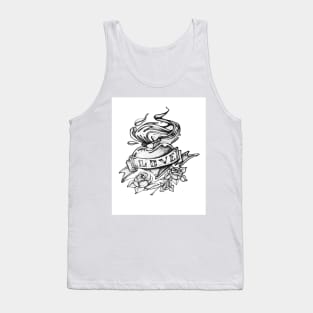 Love pencil drawn heart Tank Top